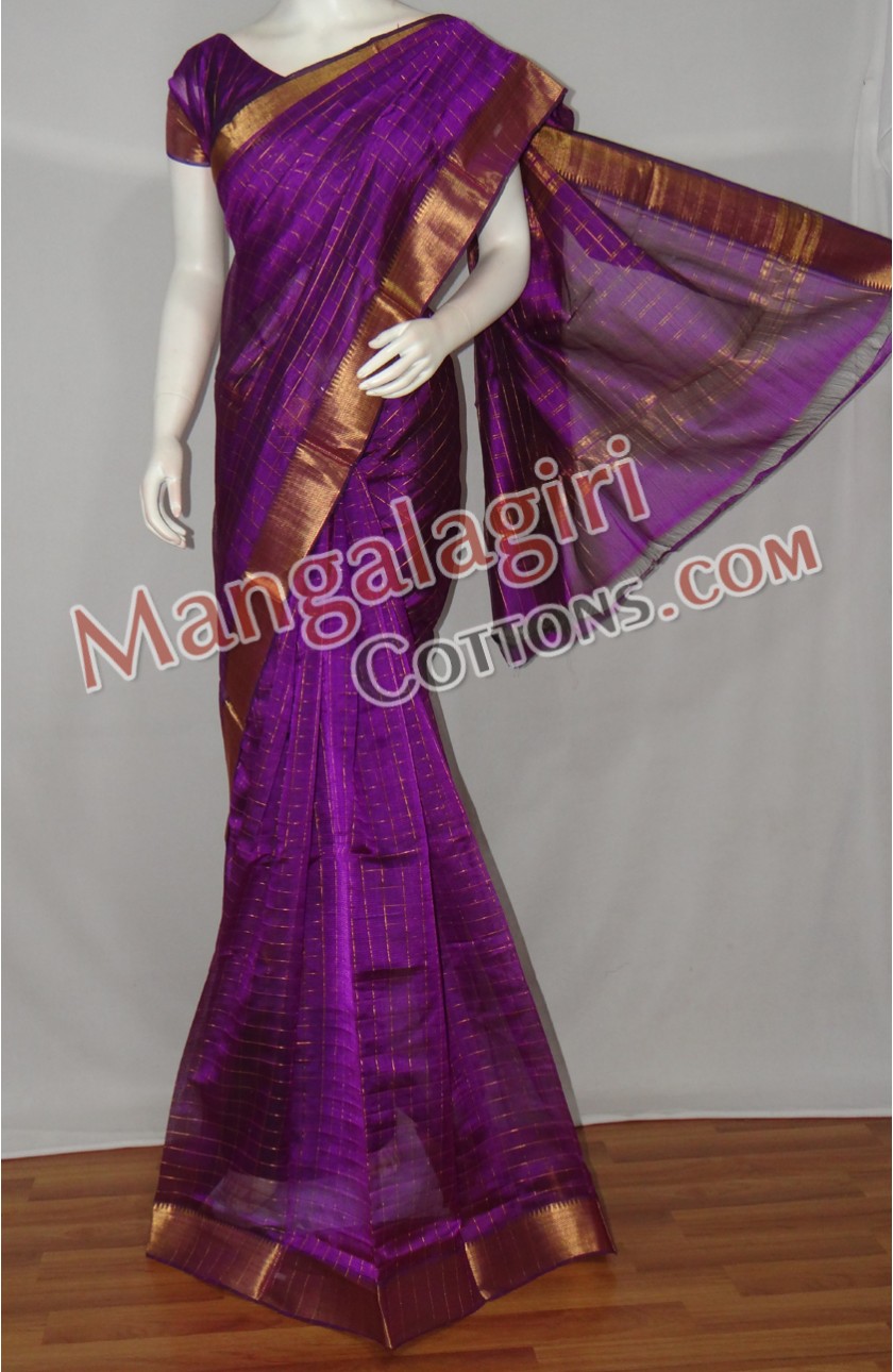 Mangalagiri Pattu Saree 00050 Mangalagiri Cottons